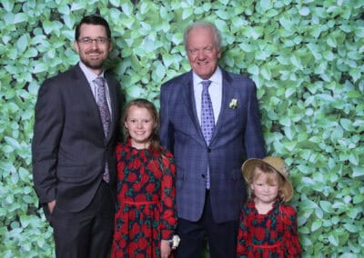 Photo booth backdrop sample Boxwood Large Stretch Fabric